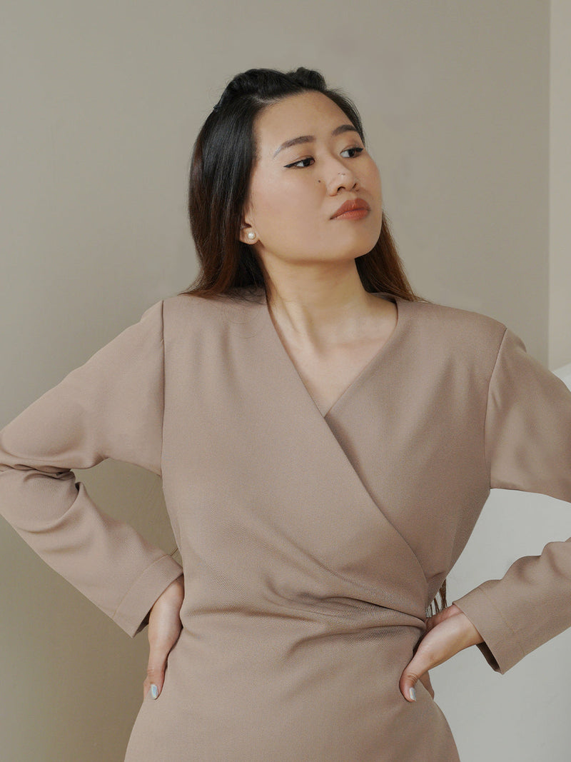 Mended Blazer - Muted Brown