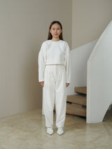 Etched Trousers - White