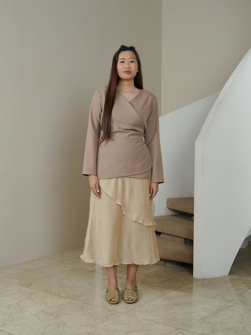 Mended Blazer - Muted Brown