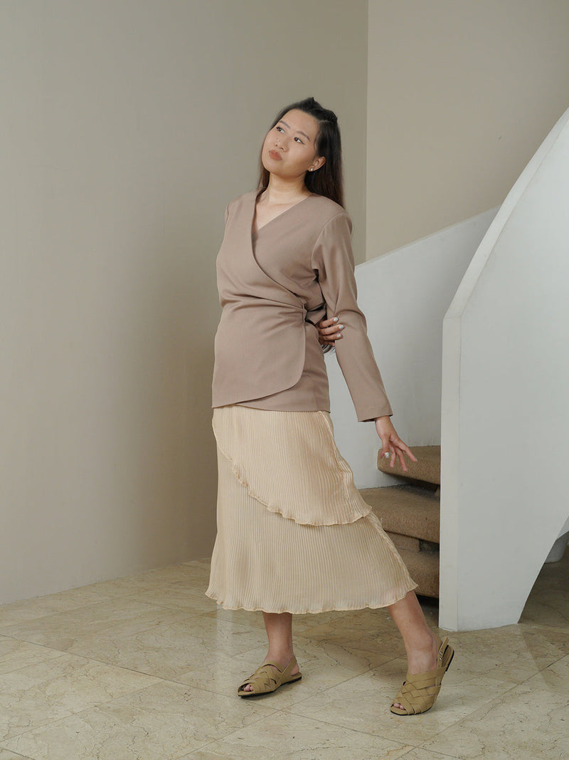 Mended Blazer - Muted Brown