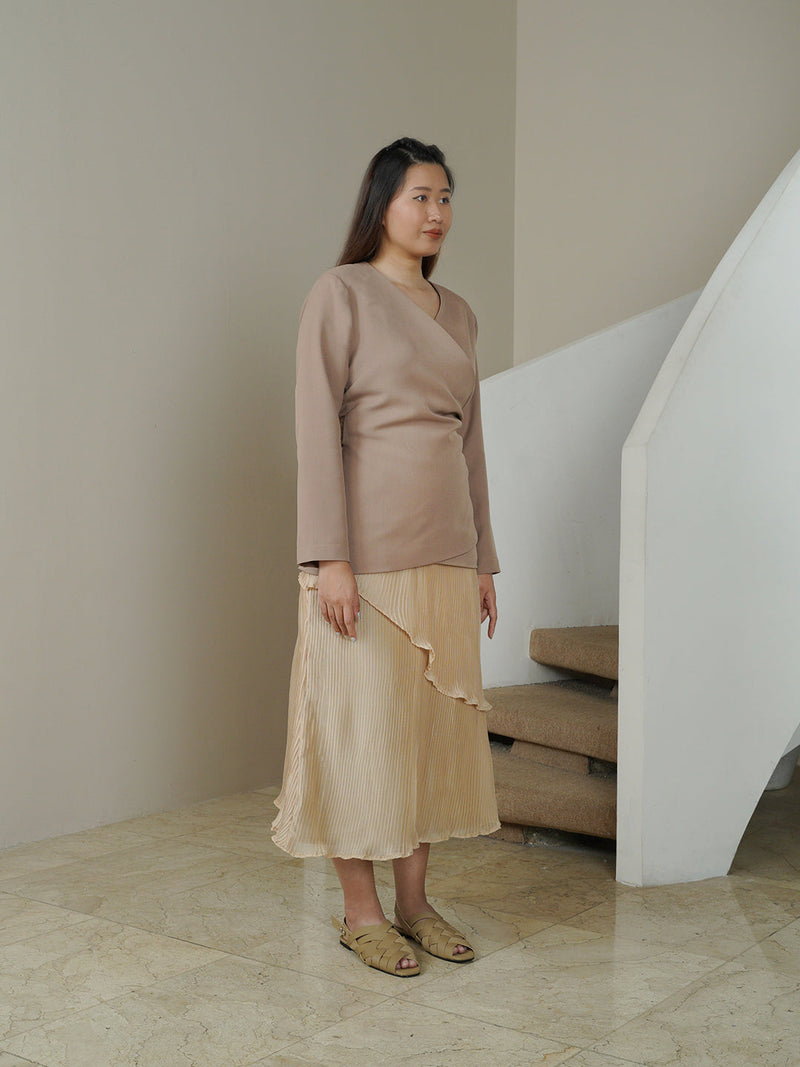 Mended Blazer - Muted Brown