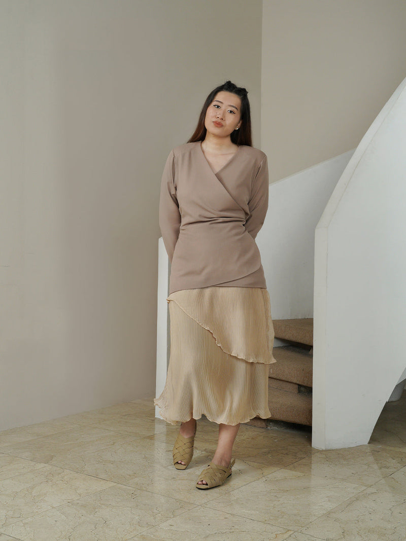 Mended Blazer - Muted Brown