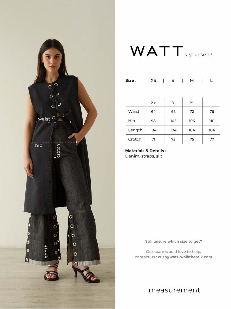 Alt Pants - Black Denim