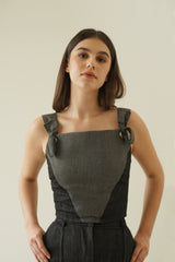 Alt Top - Black Grey