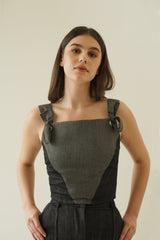 Alt Top - Black Grey