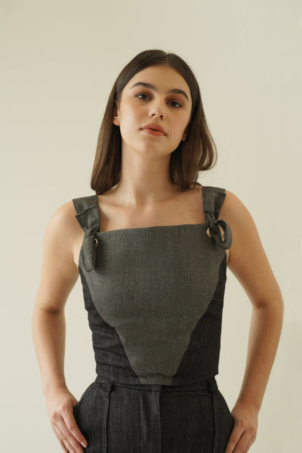 Alt Top - Black Grey