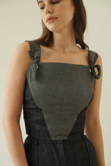 Alt Top - Black Grey