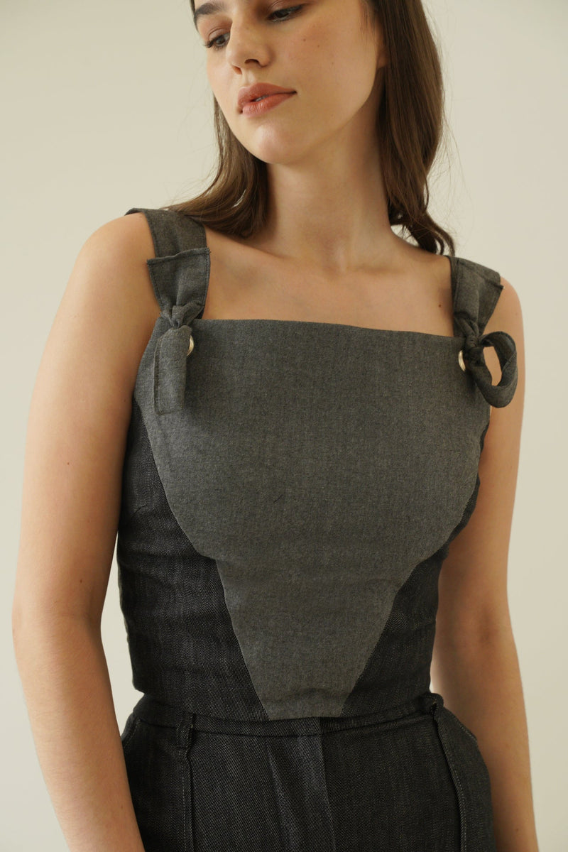 Alt Top - Black Grey