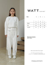 Etched Trousers - White