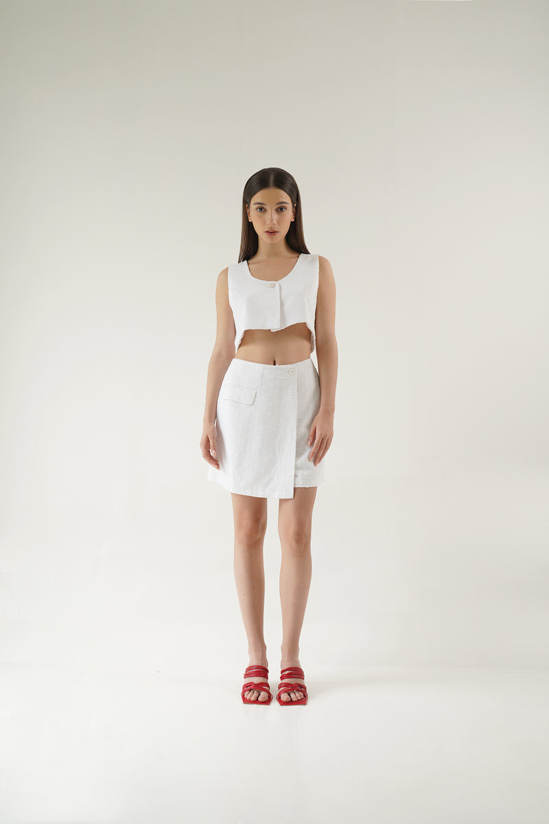 Bora Skorts - White