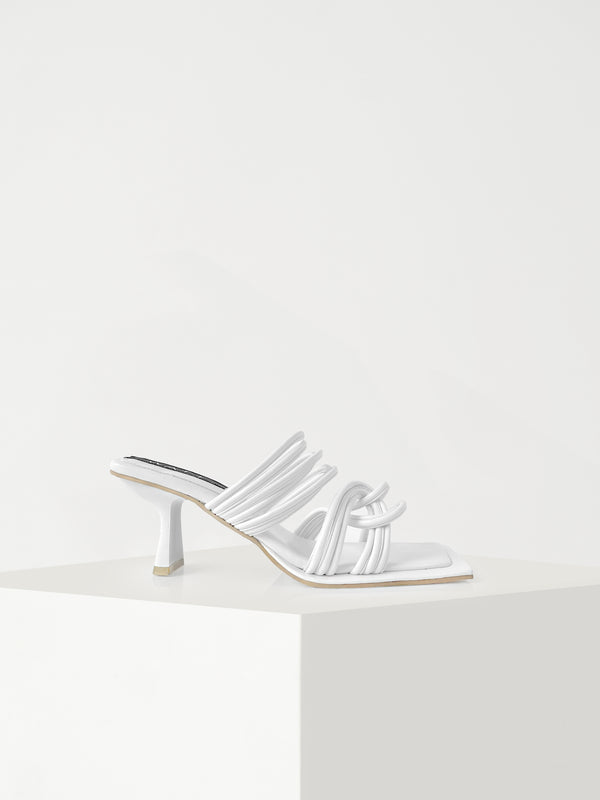 Darcy Heels - White