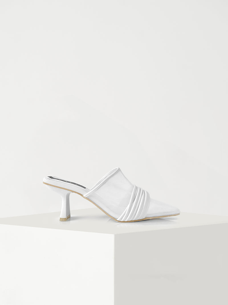Doree Heels - White