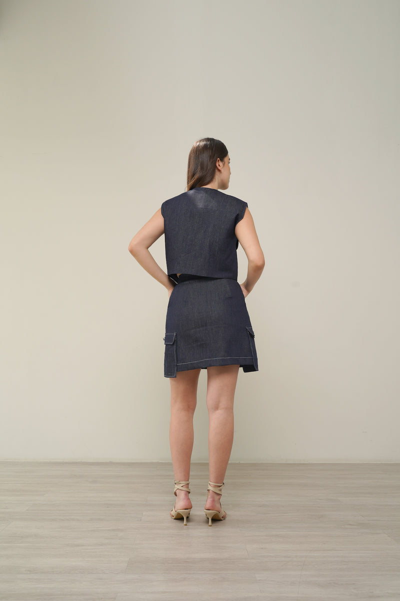 Fact Top - Blue Denim