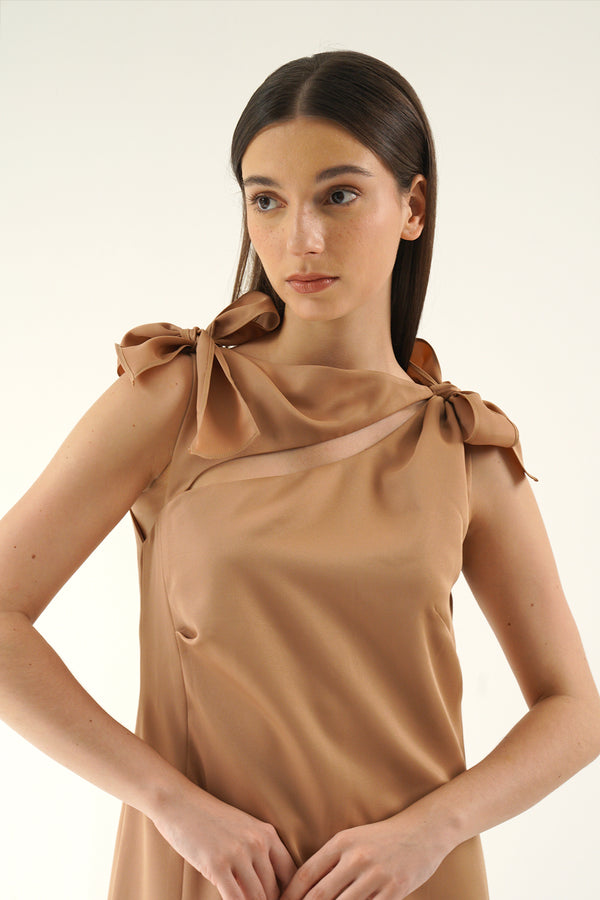 Lily Dress - Brown