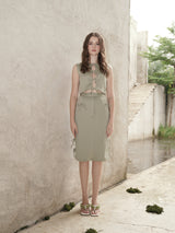 Monstera Skirt - Green