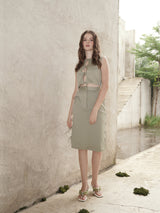 Monstera Skirt - Green