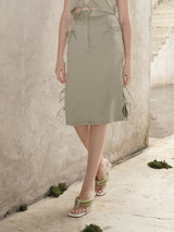 Monstera Skirt - Green