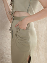 Monstera Skirt - Green