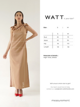 Lily Dress - Brown