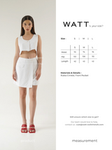 Bora Skorts - White