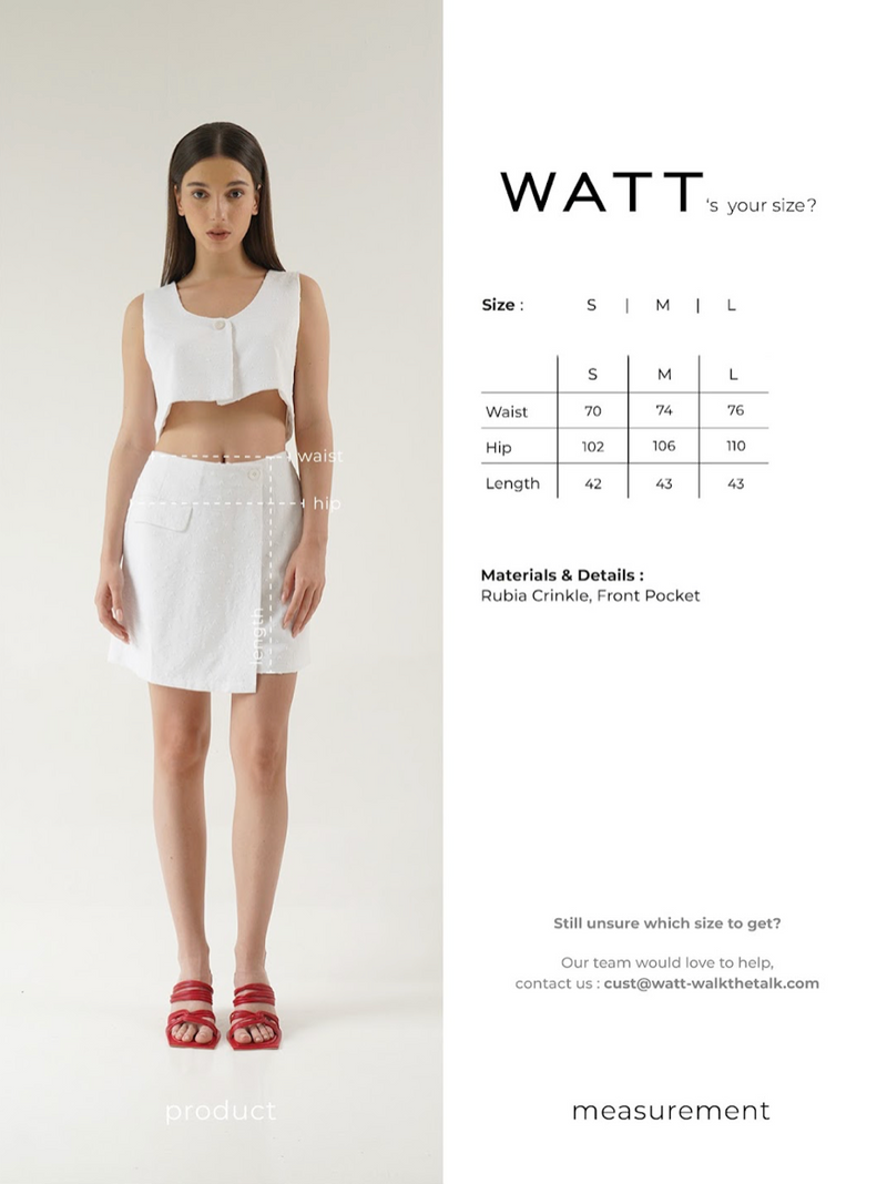Bora Skorts - White