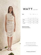 Sprout Skirt - White