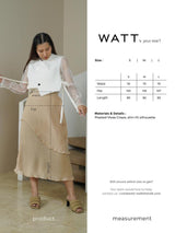 Carved Skirt - Brown