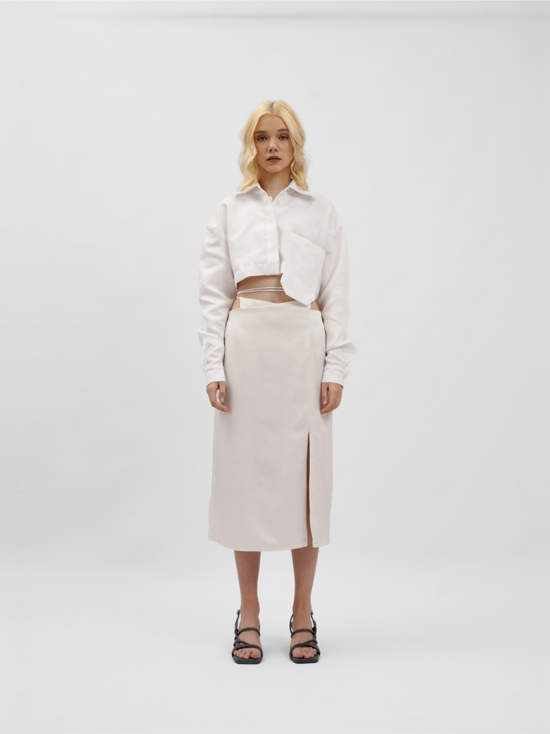 Cher Skirt - White