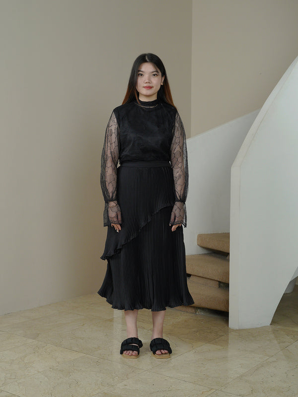 Carved Skirt - Black