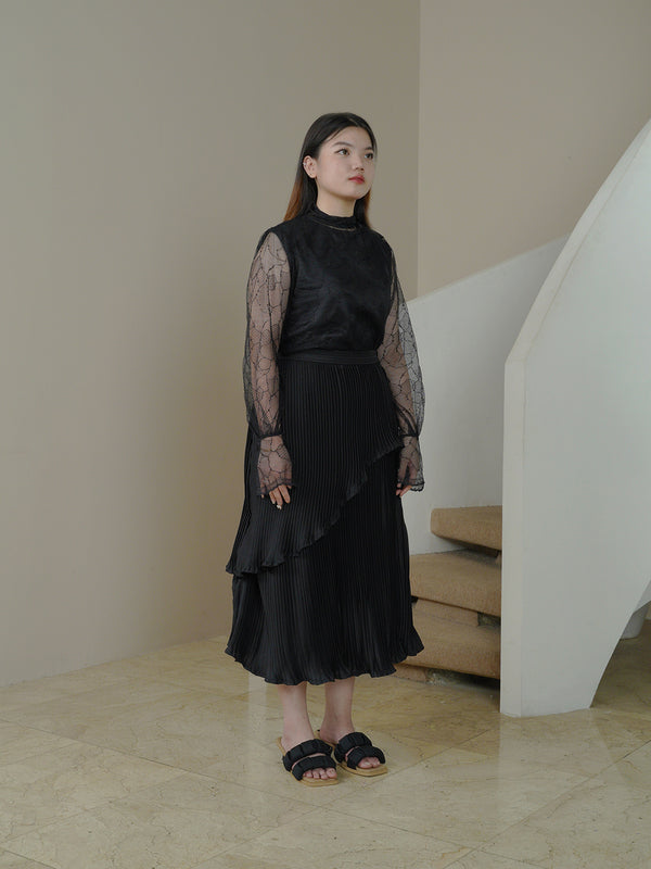 Carved Skirt - Black