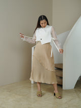 Carved Skirt - Brown