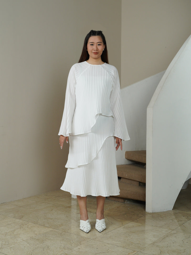 Carved Blouse - Broken White