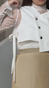 Carved Skirt - Brown