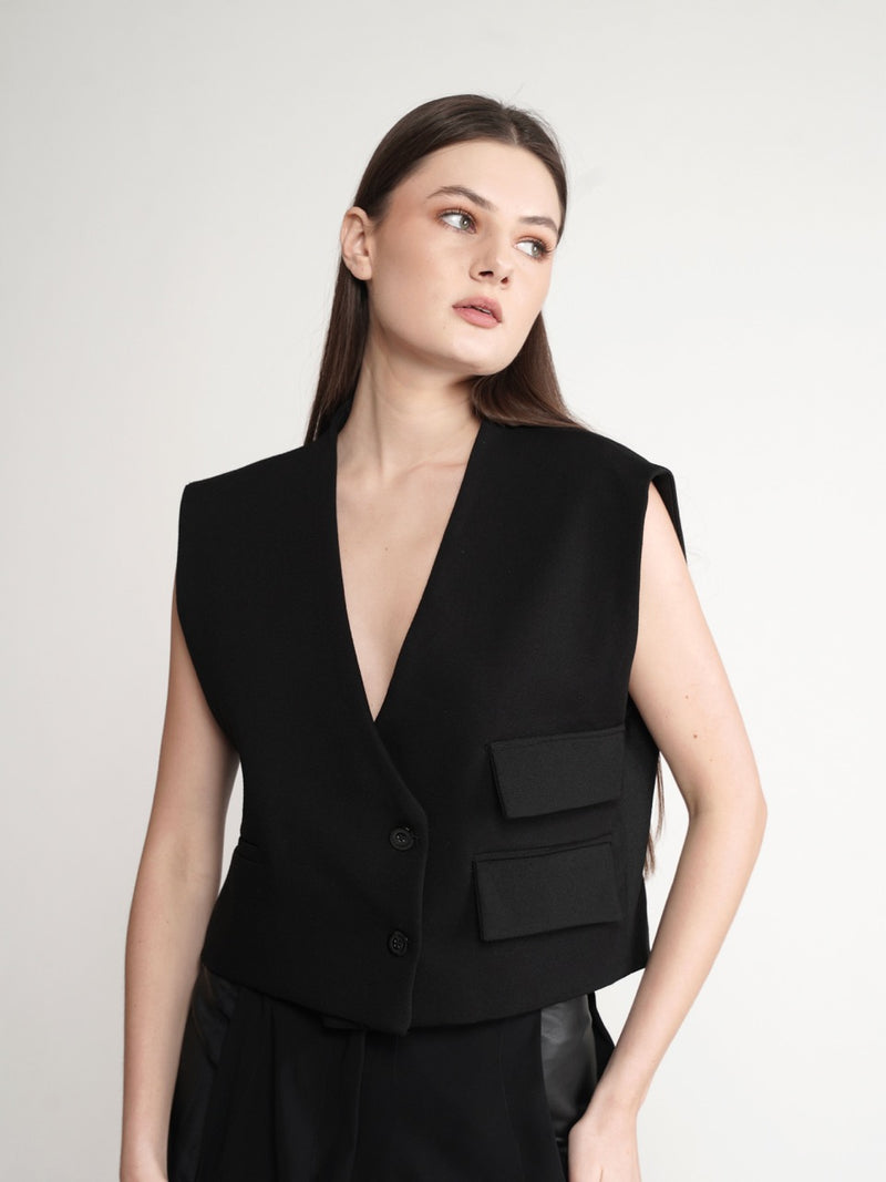 Abdomen Vest - Black