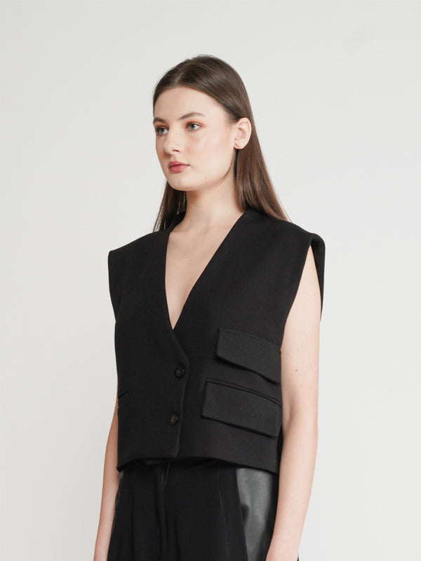 Abdomen Vest - Black