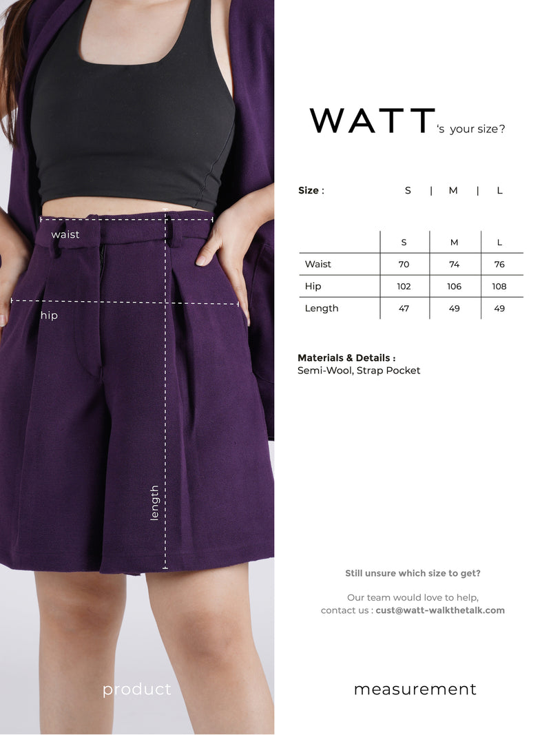 Zona Shorts - Purple