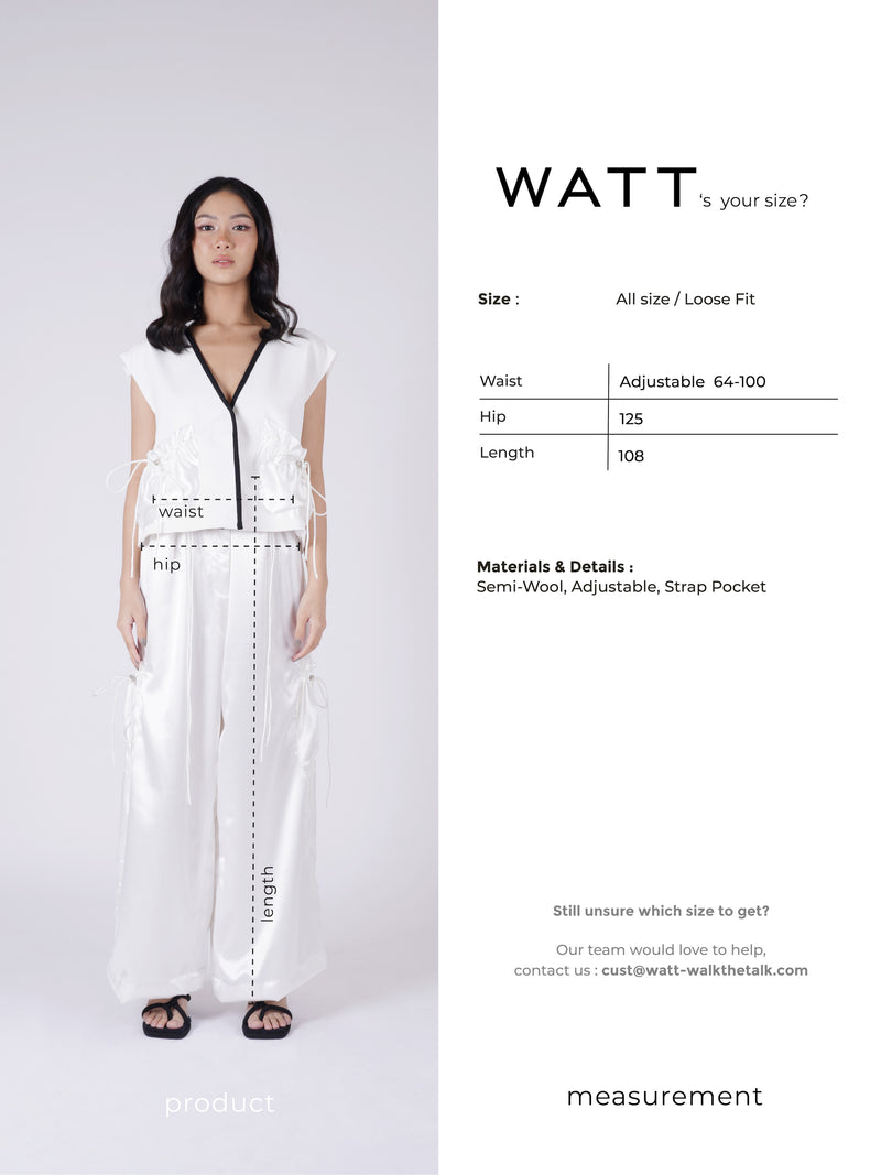 Pocket Pants - White