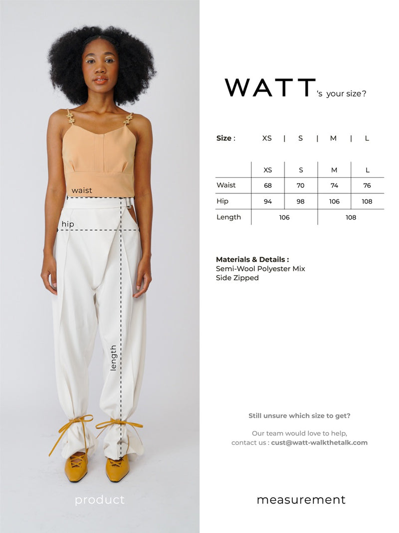 Calla Pants - White