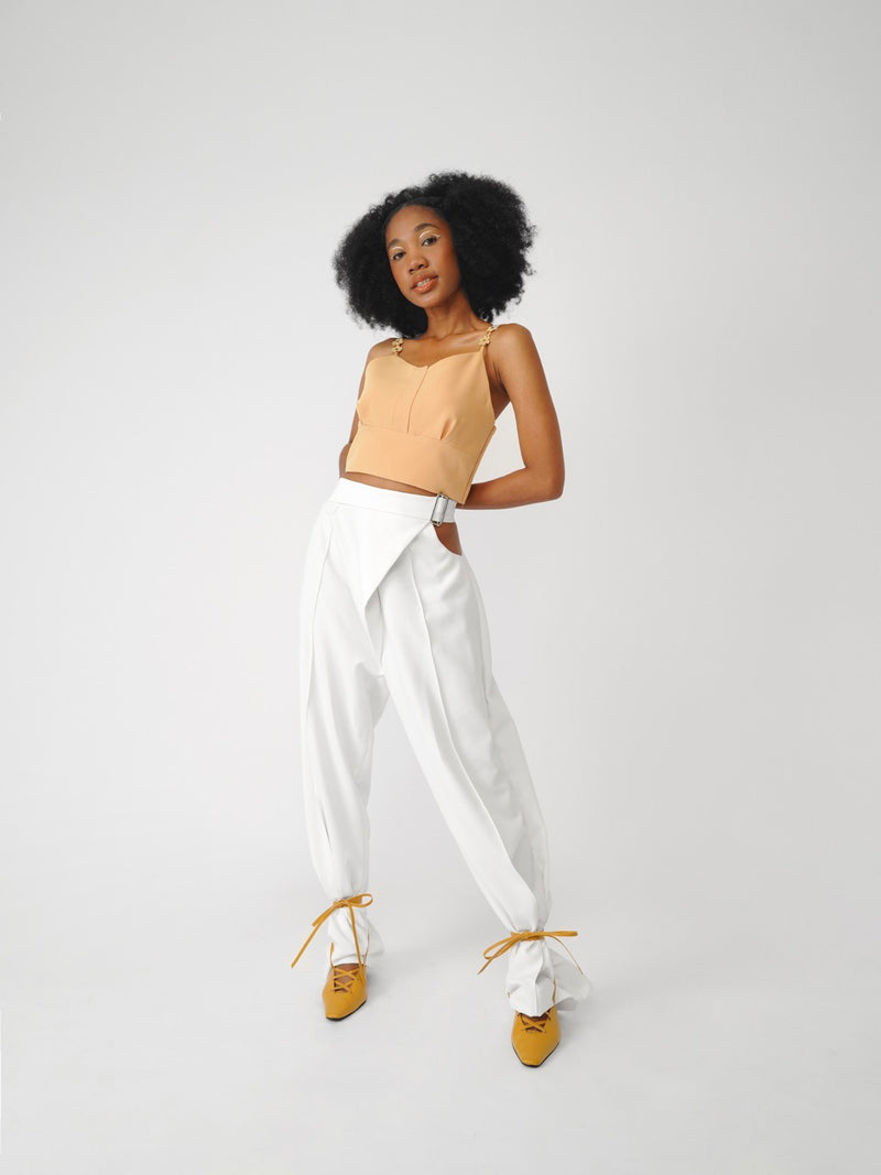 Calla Pants - White