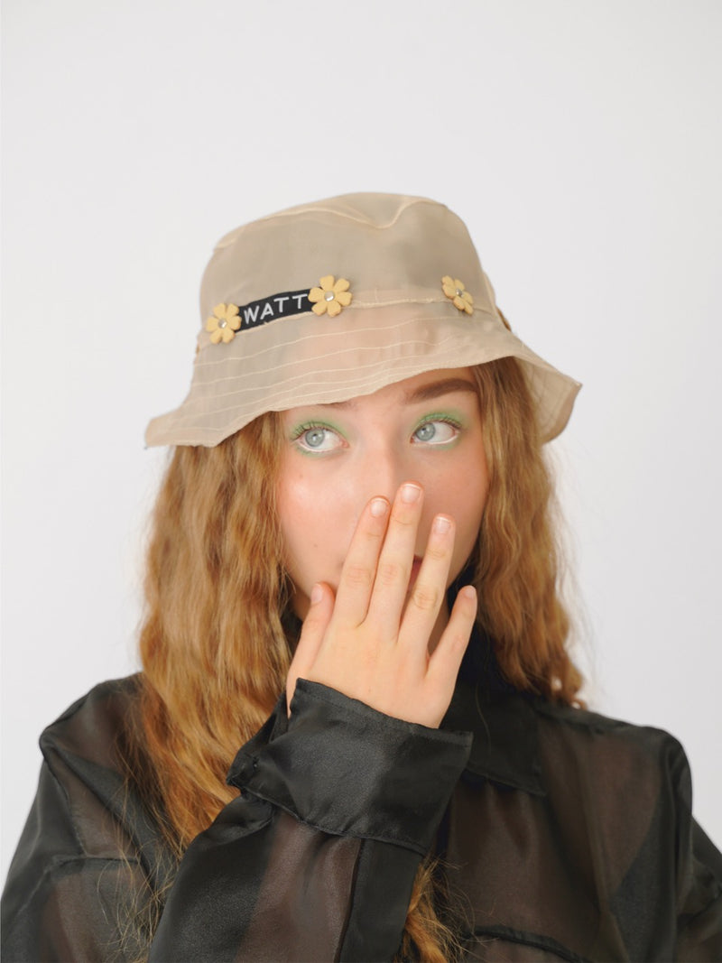 Clover Hat - Nude