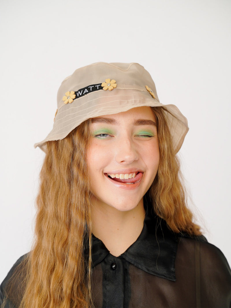 Clover Hat - Nude