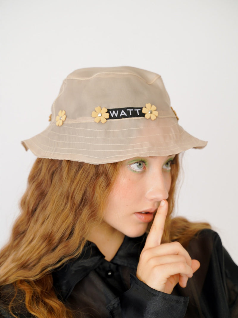 Clover Hat - Nude
