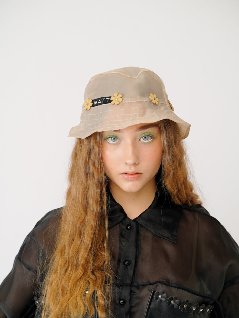 Clover Hat - Nude