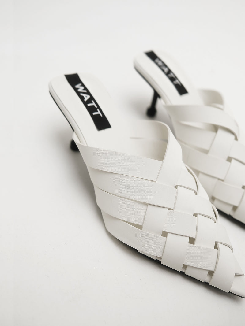 Desire Heels - White
