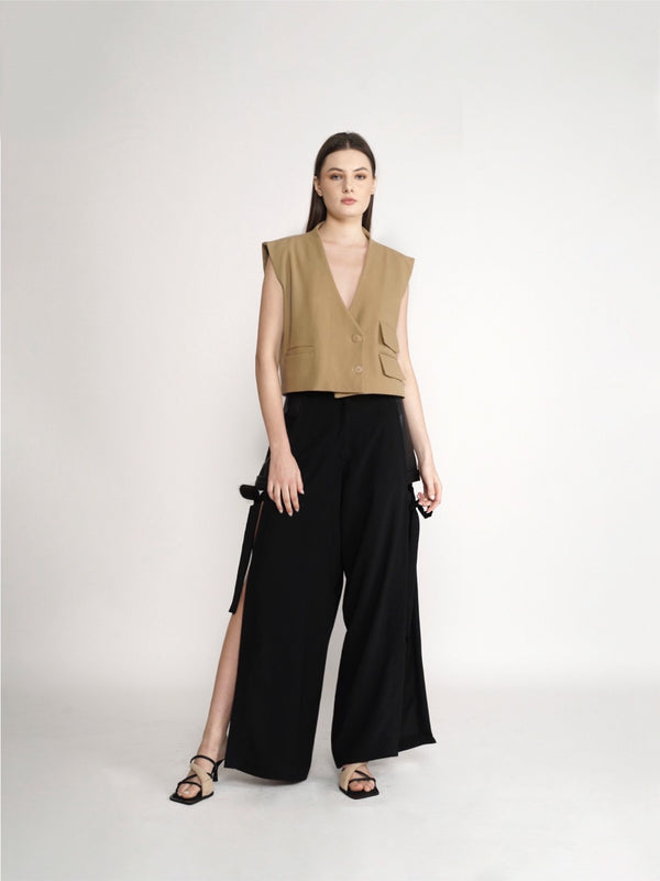 Dissected Pants - Black