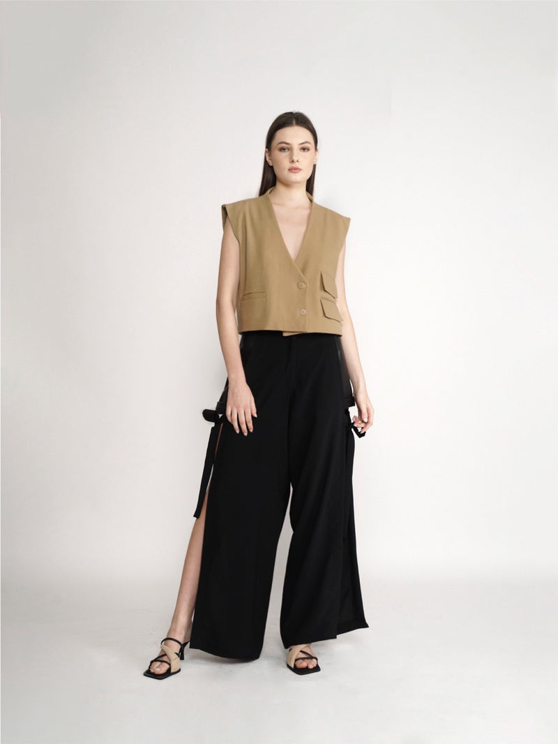 Dissected Pants - Black