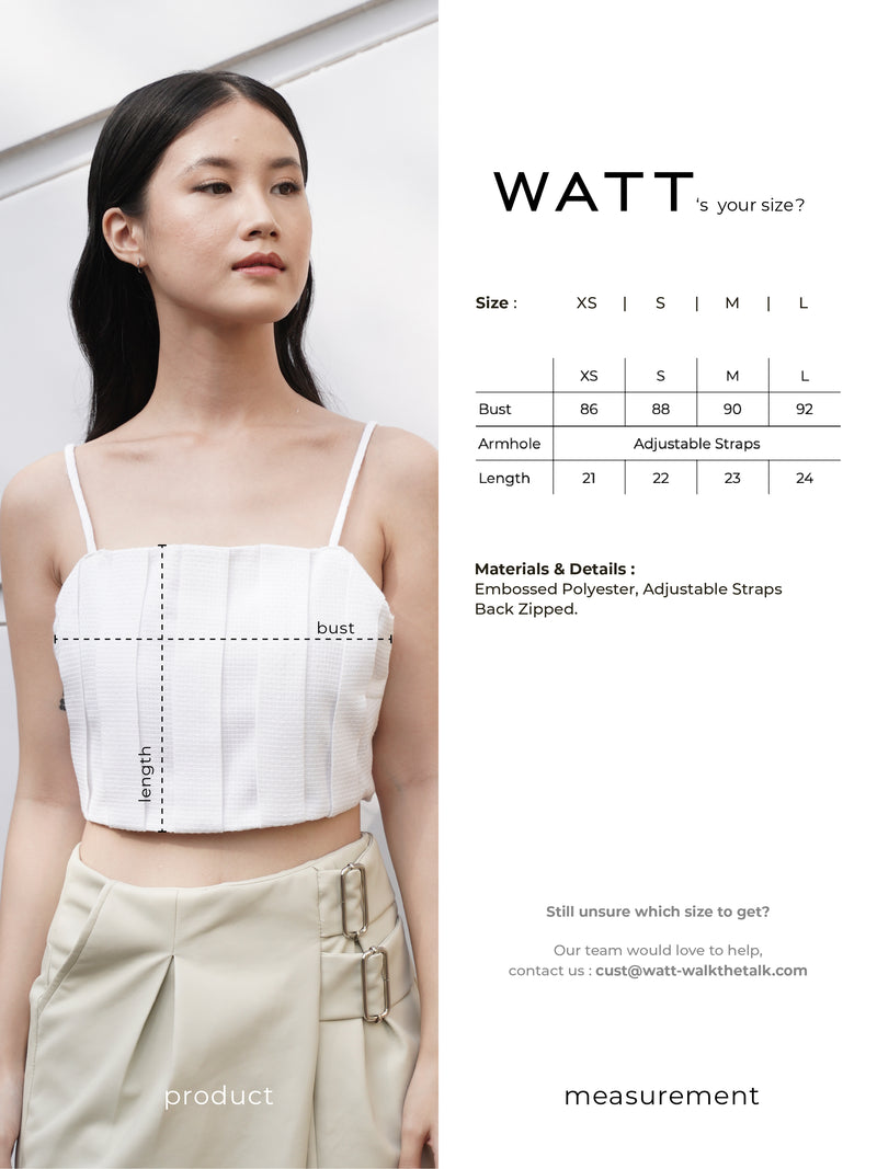 Domino Top - White