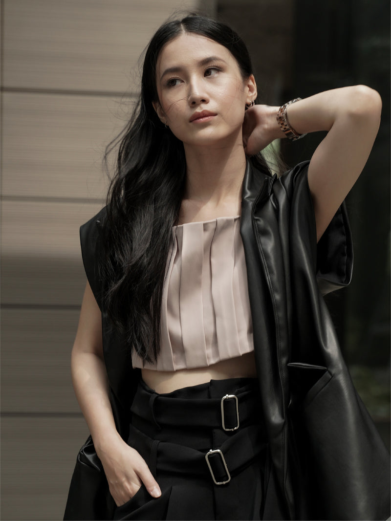 Domino Top - Nude