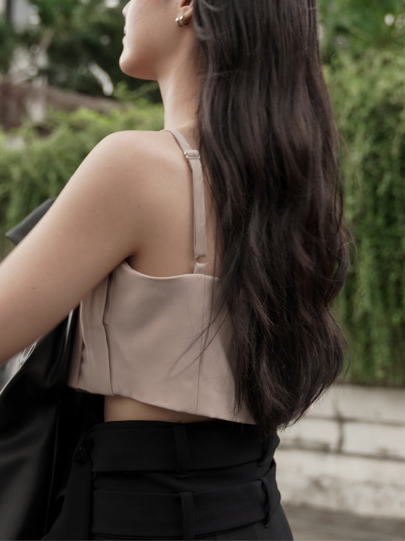 Domino Top - Nude