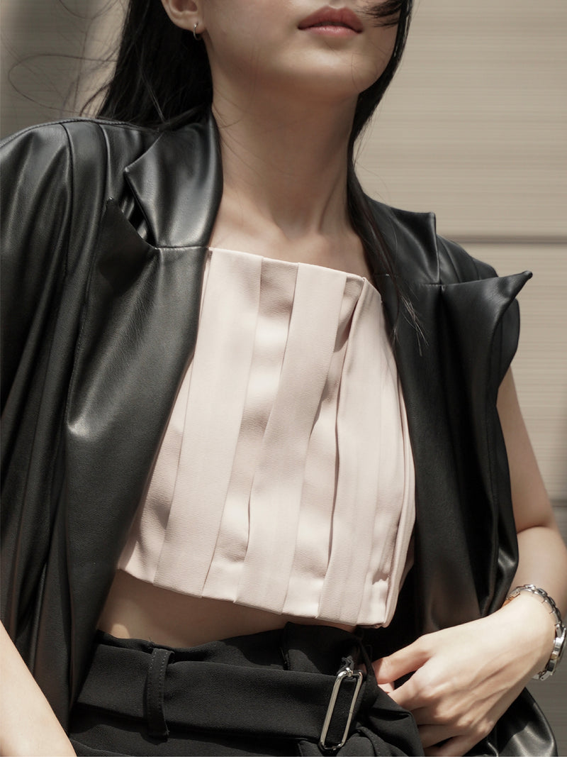 Domino Top - Nude